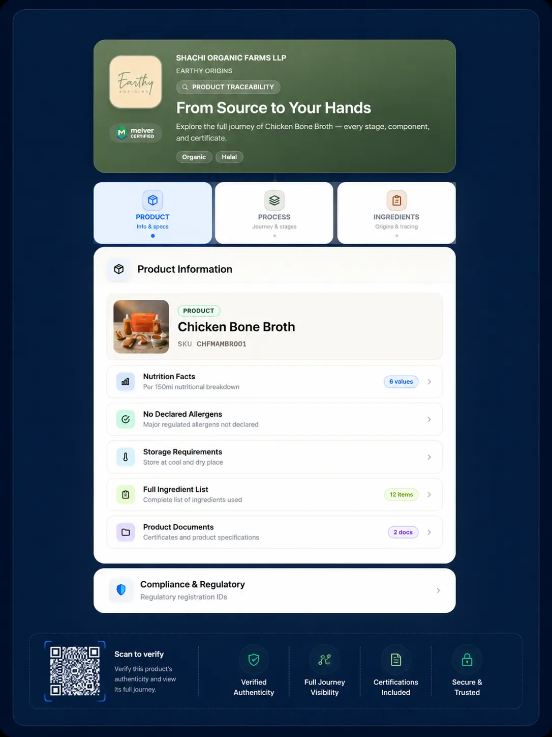 Consumer QR Verify